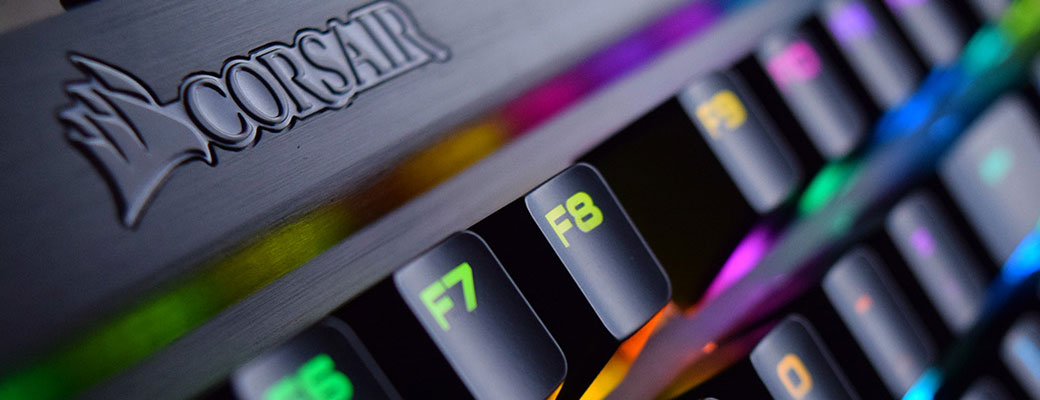 Clemson Web Deisgn Corsair Keyboard