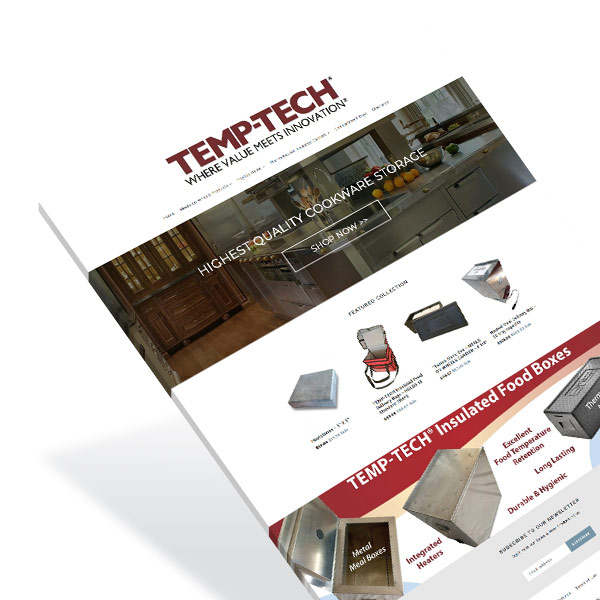 Shopify Food Service Web Design