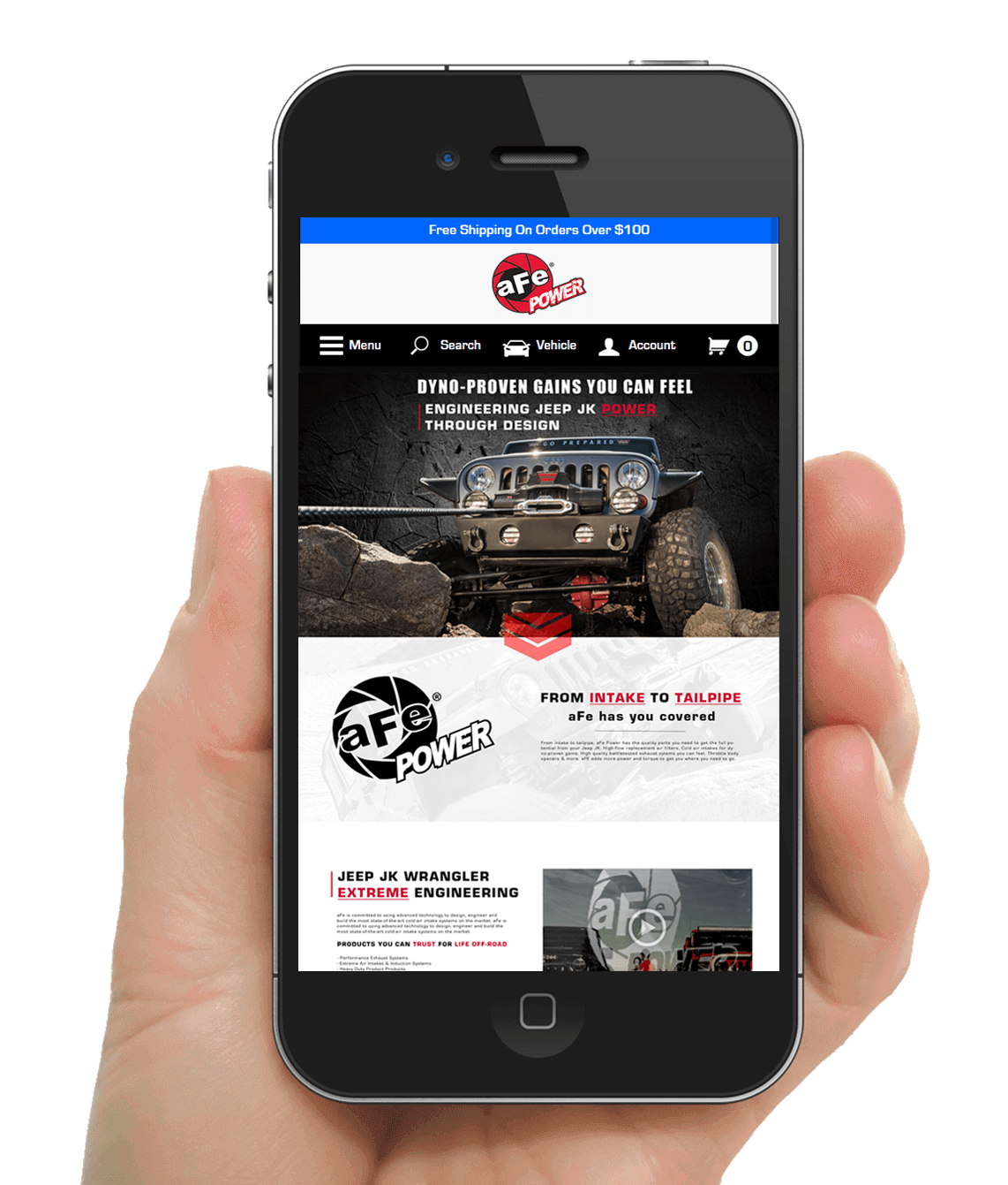 Jeep Web Design