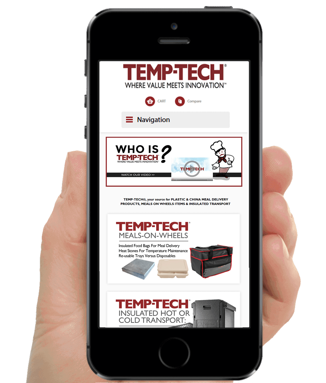 Food Service Web Design Seneca SC