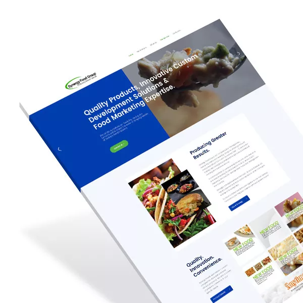 Food Service Web Design