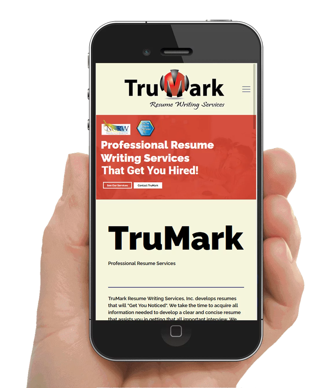 Trumark Resumes Web Design