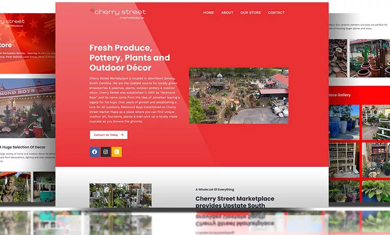 Boone NC Website Design Mockup