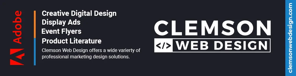 Graphic Design Services Clemson Web Design