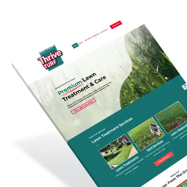 Affordable Web Design for a Lawn Care Company