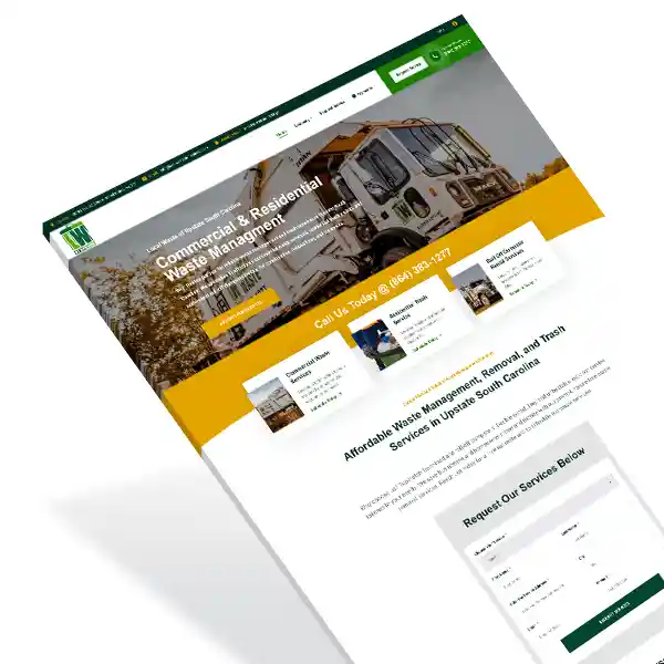 Website Design for Waste Management Services