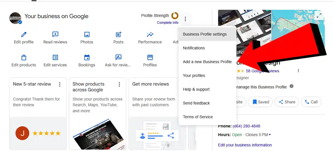 Google Business Profile - Create New Location