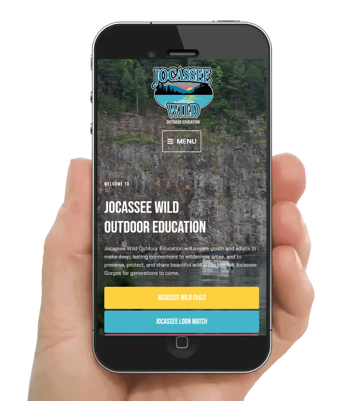 Website Design for Lake Jocassee Wild Outdoor